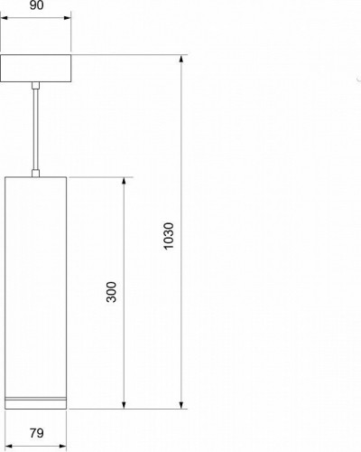 Подвесной светодиодный светильник Elektrostandard Topper DLR023 12W 3000K черный матовый a063930