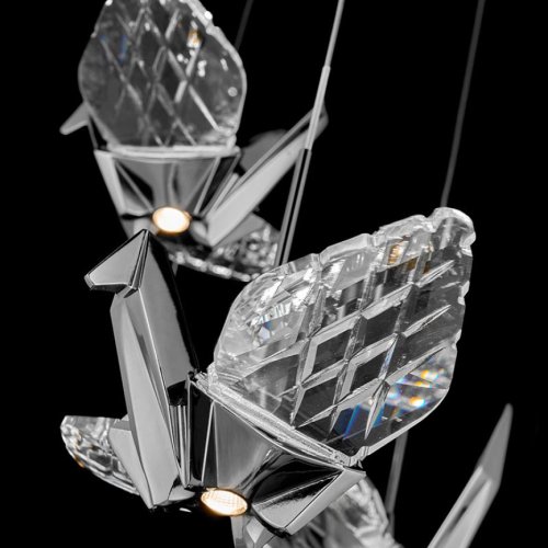 Подвесная люстра Alma LE7706/7 Black Chrome