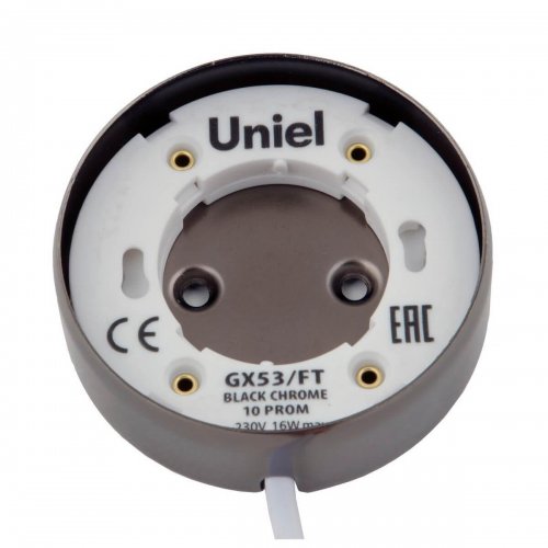 Потолочный светильник (UL-00003735) Uniel GX53/FT Black Chrome Потолочный светильник (UL-00003735) Uniel GX53/FT Black Chrome