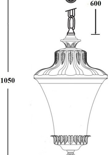 Уличный светильник подвесной ELBA 86405 Bl Уличный светильник подвесной ELBA 86405 Bl