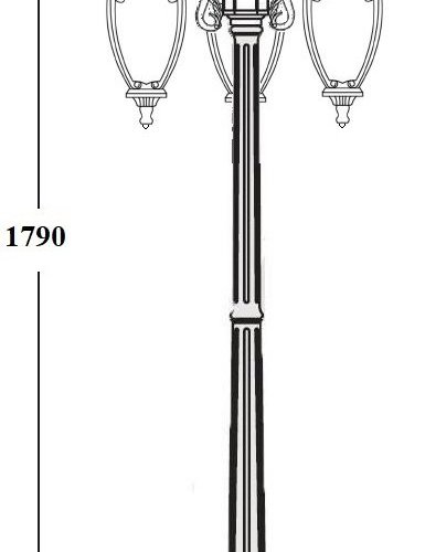 Наземный фонарь Oasis Light VERONA 86208B Gb