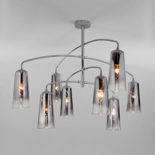 Подвесная люстра Eurosvet Omber 70137/8 хром Подвесная люстра Eurosvet Omber 70137/8 хром