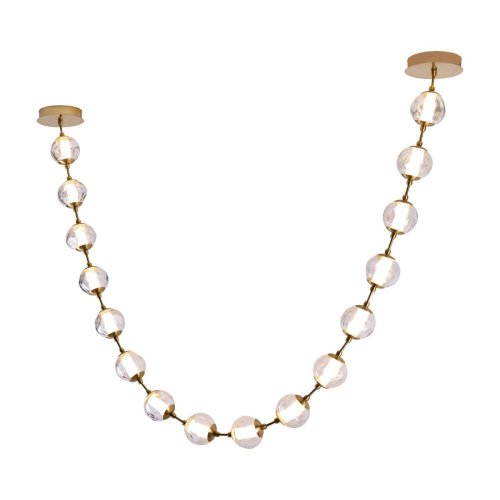 Подвесной светильник OD2437 OD2437A-16 brass/clear