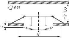 Точечные светильники Kanlux NAVI CTX-DT10-G 2552