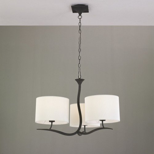 Подвесная люстра Mantra Eve Anthracite - Cream Shade 1151 Подвесная люстра Mantra Eve Anthracite - Cream Shade 1151