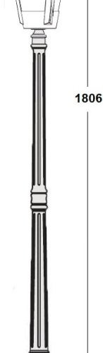 Наземный фонарь Oasis Light SEUL 11258S Bl Наземный фонарь Oasis Light SEUL 11258S Bl