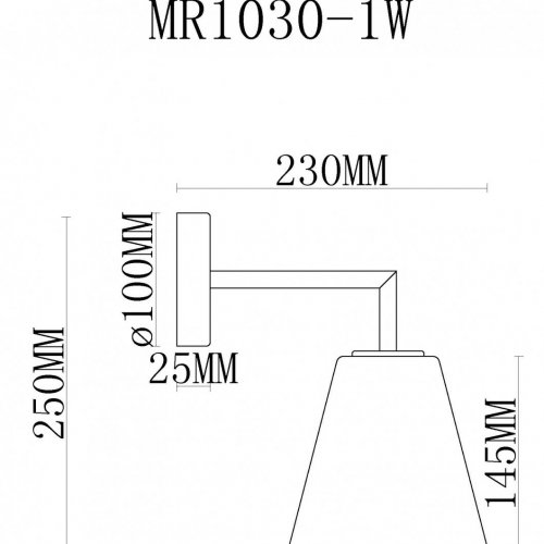 Бра MyFar Stiven MR1030-1W