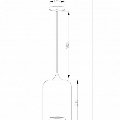 Подвесной светильник Moderli Scrum V11534-1P