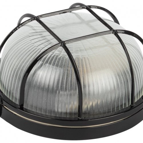 Настенно-потолочный светильник НБП 03-60-002 в инд. упаковке НБП 03-60-002 черный