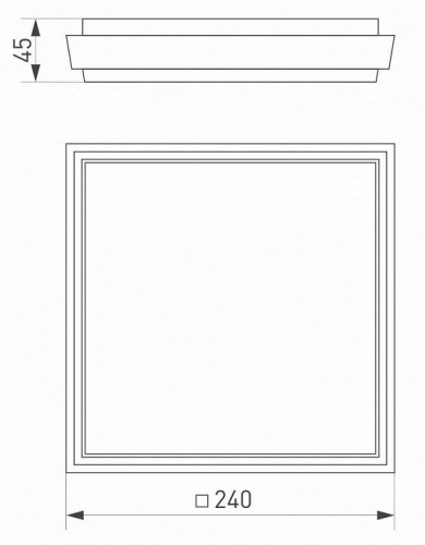 Потолочный светильник Arlight уличный AREA 032427