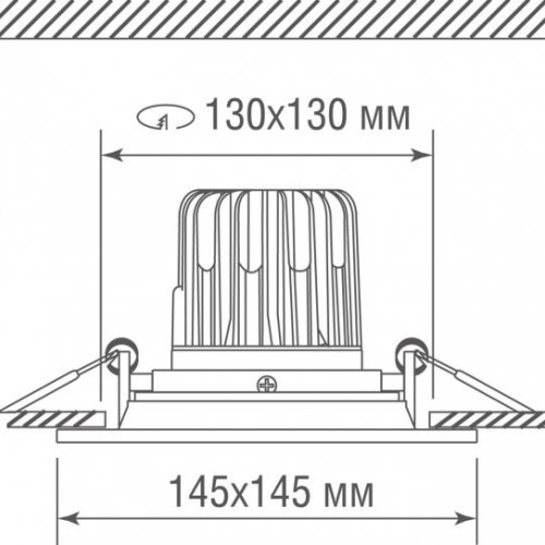 Точечный светильник Donolux Atom DL18893/01 White SQ Точечный светильник Donolux Atom DL18893/01 White SQ