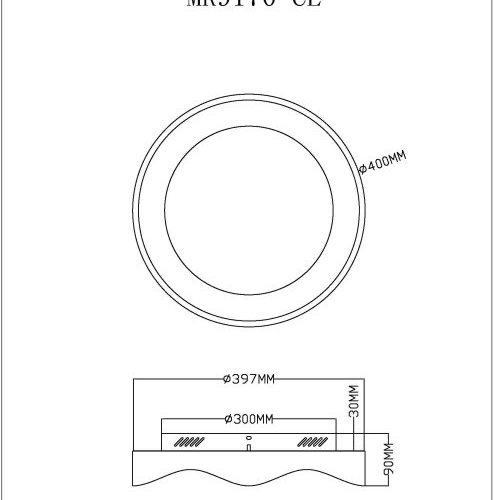 Потолочный светильник Diona MR9170-CL Потолочный светильник Diona MR9170-CL