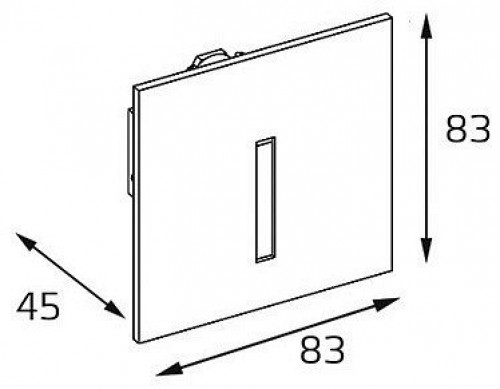 Встраиваемый светодиодный светильник Italline DL 3020 grey Встраиваемый светодиодный светильник Italline DL 3020 grey