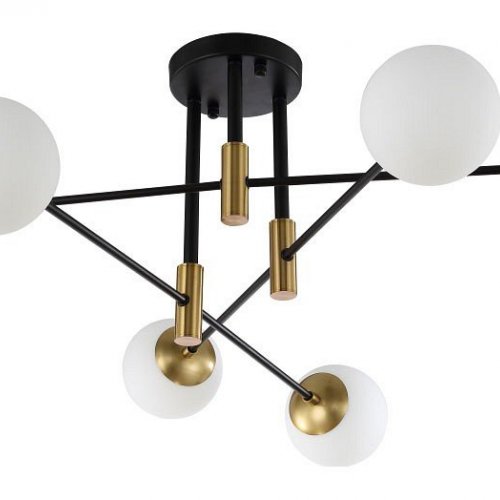 Потолочная люстра Crystal Lux FIDEL FIDEL PL6 BLACK Потолочная люстра Crystal Lux FIDEL FIDEL PL6 BLACK