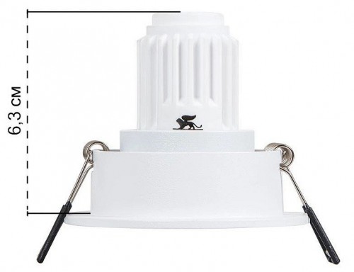 Точечный светильник Arte Lamp Act Mini A3536PL-1WH
