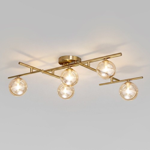 Потолочная люстра Liana 502001/5 латунь