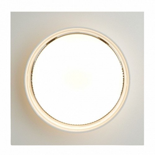 Светильник встраиваемый Feron DL501 потолочный GX53 белый квадрат 51087