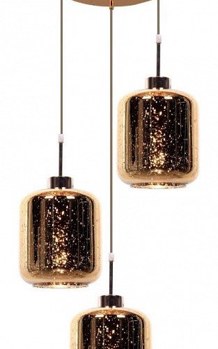 Подвесная люстра Lumina Deco Alacosmo LDP 6811-3 RD GD