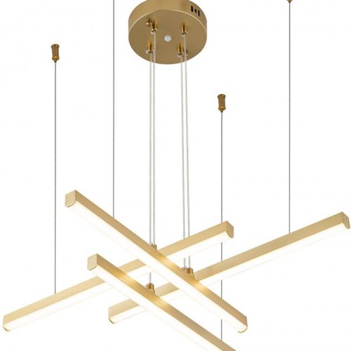Подвесной светодиодный светильник Indigo Paralleli 14017/4P Gold V000086L