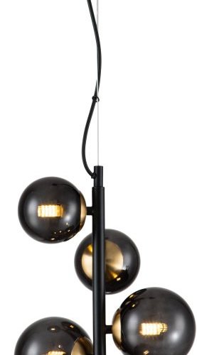 Подвесная люстра Indigo Molecola 11018/6P Black V000197 Подвесная люстра Indigo Molecola 11018/6P Black V000197