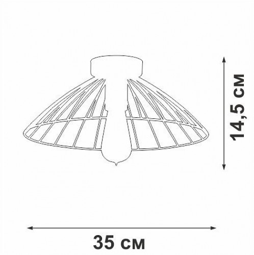 Потолочный светильник Vitaluce V3036-1/1PL