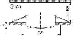 Точечные светильники Kanlux VIDI CTC-5515-B 25996