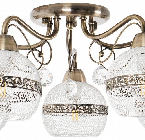 Потолочная люстра MyFar Frank MR1651-5C Потолочная люстра MyFar Frank MR1651-5C