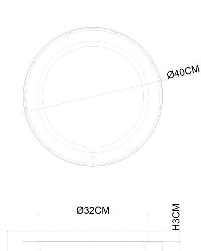 Потолочный светильник  A2698PL-48WH