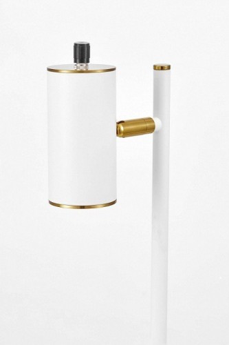 Интерьерная настольная лампа Lumina Deco Mirra LDT 7731-1 WT+MD