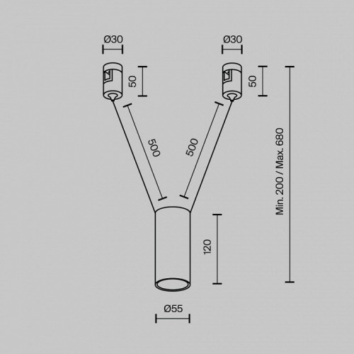 Подвесной светильник Maytoni Technical Focus Led TR157-1-12W3K-PT