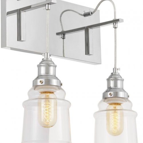 Бра Lumina Deco Lumina Deco Fredica Moletti LDW 6844-2 CHR+PR Бра Lumina Deco Lumina Deco Fredica Moletti LDW 6844-2 CHR+PR