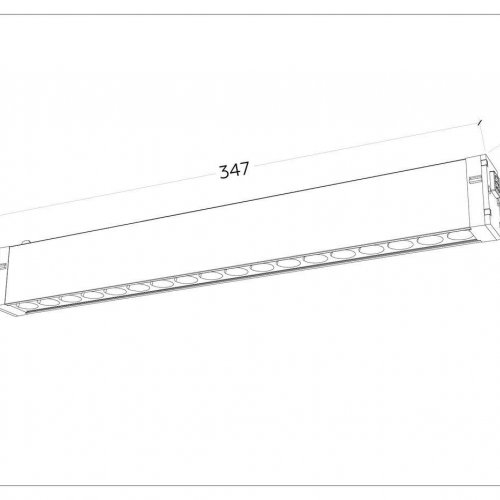 Трековый светодиодный светильник Ambrella Light Track System Magnetic 220V GL1311