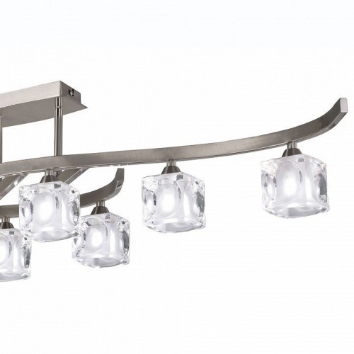 Потолочная люстра Mantra Cuadrax Sn 0004024 Потолочная люстра Mantra Cuadrax Sn 0004024