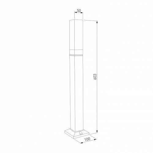 Наземный низкий светильник Elektrostandard  1537 TECHNO LED