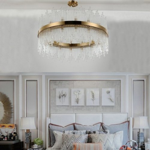 Подвесная люстра DeLight Collection KR1209 KR1209P-12 brass