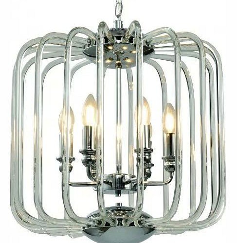 Подвесная люстра iLamp Mono P2481-6 CR Подвесная люстра iLamp Mono P2481-6 CR