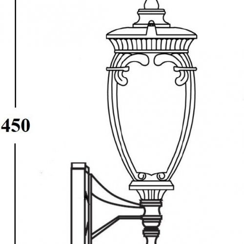 Настенный фонарь уличный Oasis Light VERONA 86201/04 Gb