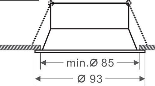 Встраиваемый светильник Deko-Light Auva round 110005 Встраиваемый светильник Deko-Light Auva round 110005