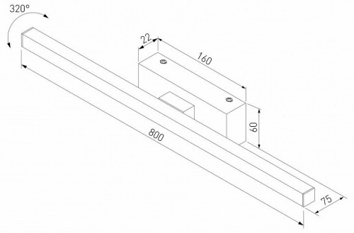 Светильник настенный светодиодный Elektrostandard Rino a071224 Светильник настенный светодиодный Elektrostandard Rino a071224