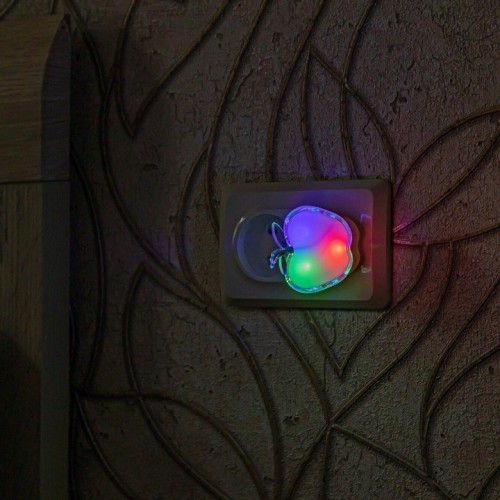 Настенный светодиодный светильник (10319) Uniel Детская серия DTL-308-Яблоко/RGB/3LED/0,5W