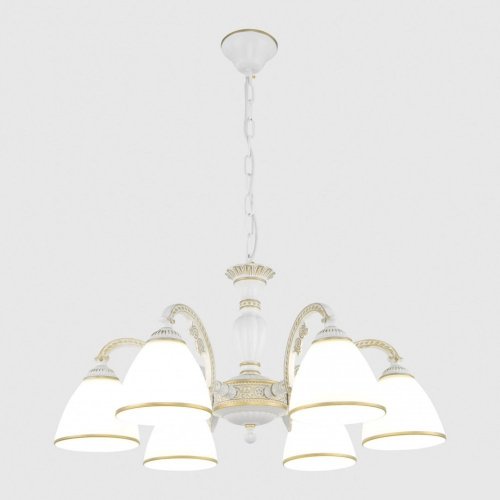 Подвесная люстра AM340837 340837/6 WT+G Подвесная люстра AM340837 340837/6 WT+G