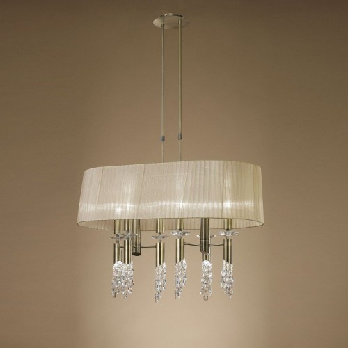 Подвесная люстра Mantra Tiffany Antique Brass 3873 Подвесная люстра Mantra Tiffany Antique Brass 3873