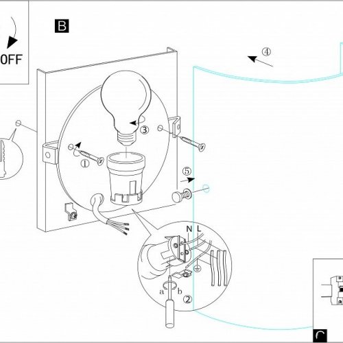 Светильник настенный Eglo Troy 3 85979