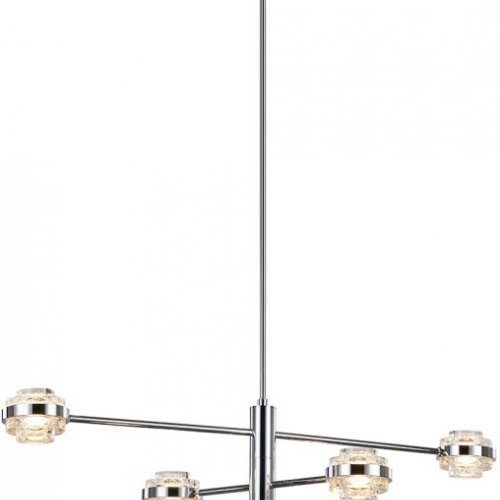 Подвесная люстра DeLight Collection Indiana MX22030002-6A chrome/clear Подвесная люстра DeLight Collection Indiana MX22030002-6A chrome/clear