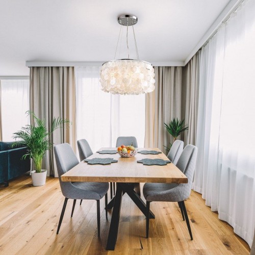 Подвесная люстра Eurosvet Sandra 60005/4 хром