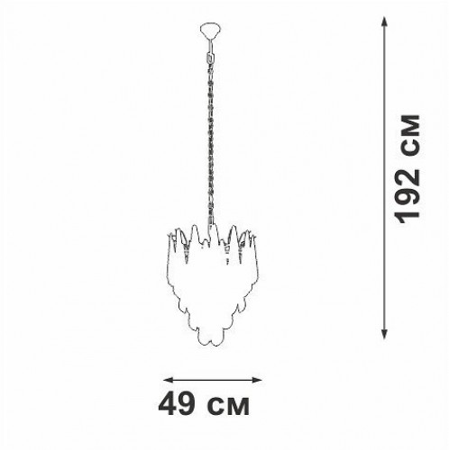 Подвесная люстра Vitaluce V5886-8/7