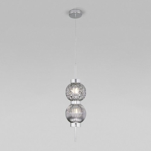 Подвесной светильник Eurosvet Plaza 50186/2 хром