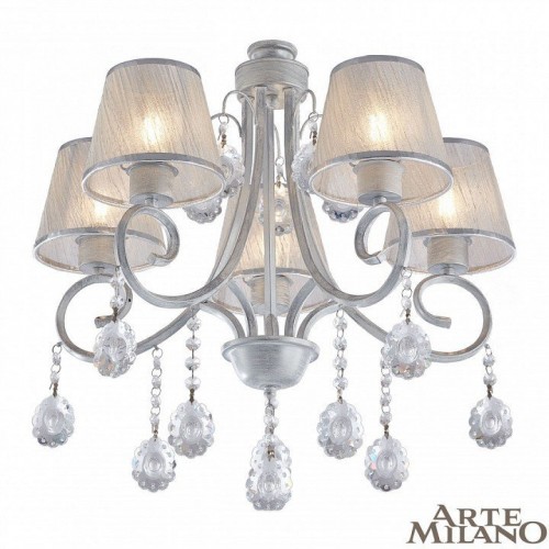Потолочная люстра Arte Milano Amalfi-7146 337146/5 WT+SL