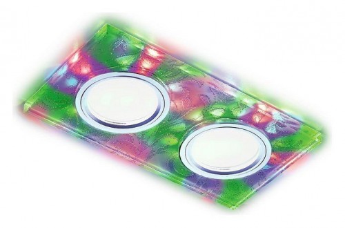 Встраиваемый светодиодный светильник Ambrella light Led S234/2 W/CH/M