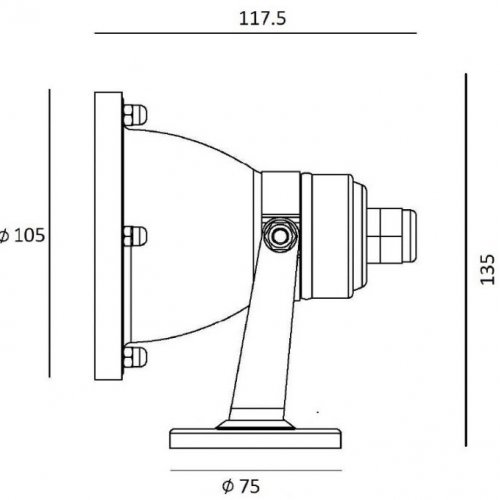 Грунтовый светильник Oasis Light 77164 SS Грунтовый светильник Oasis Light 77164 SS